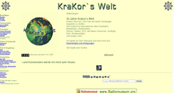 Desktop Screenshot of krakors-welt.de